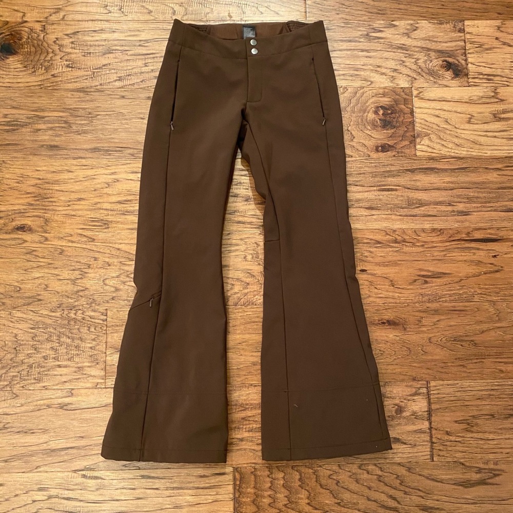 The North Face Apex STH Snow Pants Womens XS Brown Softshell Ski Flare